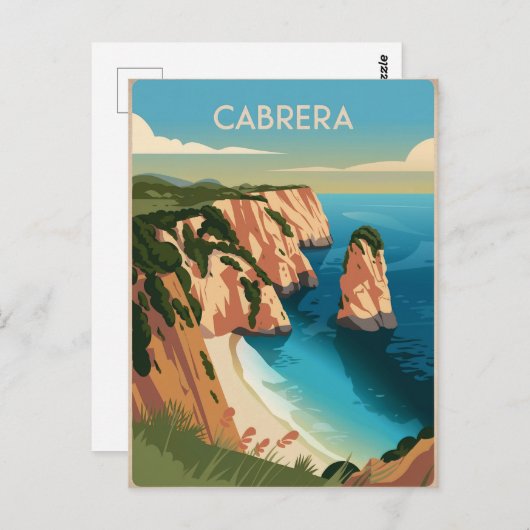 Cabrera Spanien Vintag Postkarte (Vorne/Hinten)