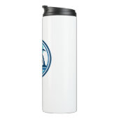 Cabretta Beach Georgia Palm Tree Birds Thermosbecher (Nach rechts gedreht)