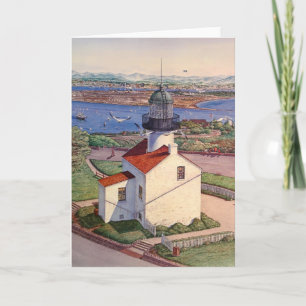 CABRILLO ALTER PINT. LOMA-LEUCHTTURM KARTE