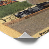 Cabrillo Nat'l Monument, Leuchtturm Point Loma Poster (Ecke)