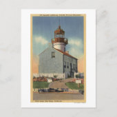 Cabrillo Nat'l Monument, Leuchtturm Point Loma Postkarte (Vorderseite)