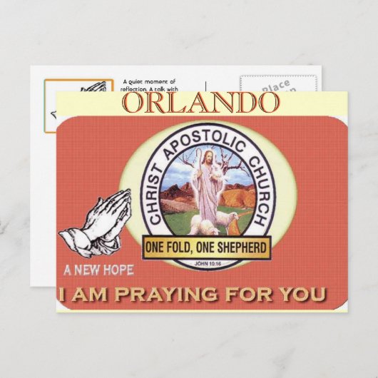 CAC ORLANDO) MOJISOLA GBADAMOSI POSTKARTE (Vorne/Hinten)