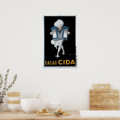 Cacao Cida Vintage Küche und Kunst Poster (Küche)