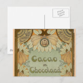 Cacao en Chocolaad Dutch Chocolate 1900 Postkarte (Vorne/Hinten)
