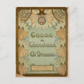 Cacao en Chocolaad Dutch Chocolate 1900 Postkarte (Vorderseite)