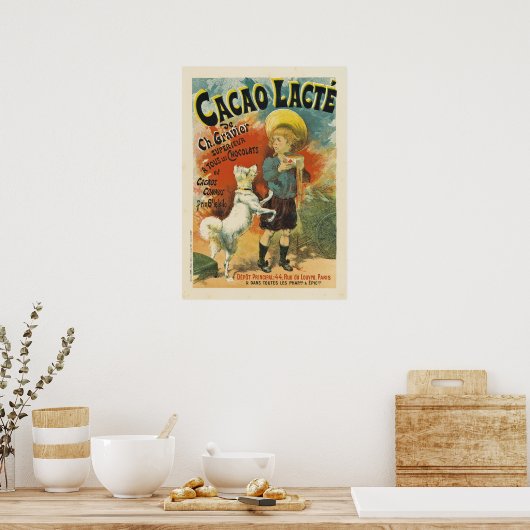 Cacao Lacte poster (Küche)