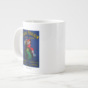 Cacao Poulain Vintage PosterEuropa Jumbo-Tasse