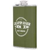 Cacapon River, West Virginia Flachmann (Links)