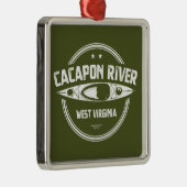 Cacapon River, West Virginia Ornament Aus Metall (Rechts)