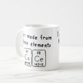 Cace Periodenname Tasse (Vorderseite Links)