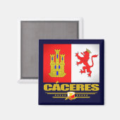 Caceres Magnet (Vorderseite/Rückseite)