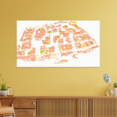 Caceres Spanien. Mittelalterliche Stadt Leinwanddruck (Insitu (Wohnzimmer))