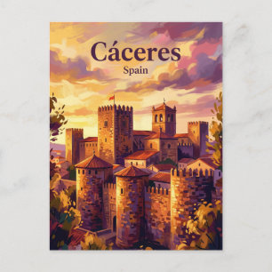 Cáceres Spanien Postkarte