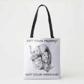 CACH u. nicht Ihre Trophäe; Doppeltes versah Tasche (Vorderseite)