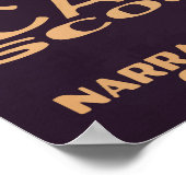 Cachalot Large WPA-Style Poster (Ecke)