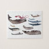 Cachalote und Zifios: Wale der Tiefen Puzzle (Horizontal)