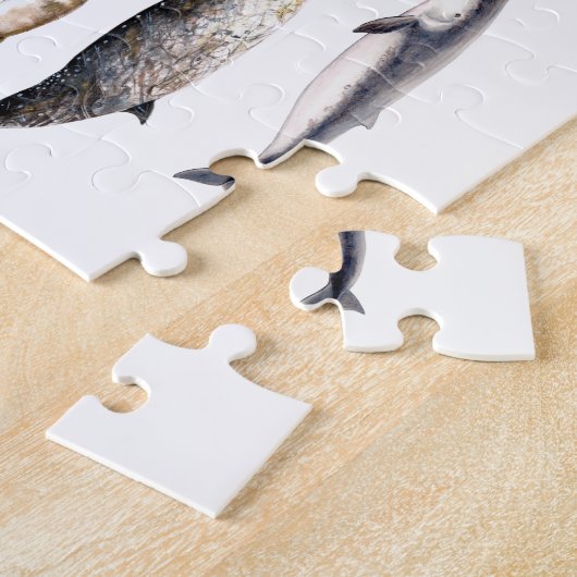 Cachalote und Zifios: Wale der Tiefen Puzzle (Seite)