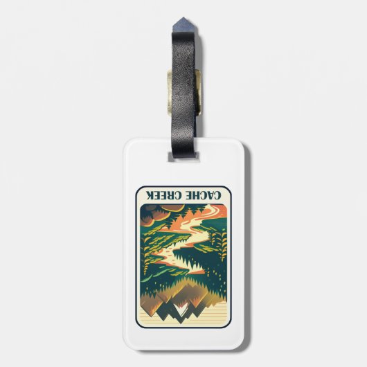 Cache Creek California Colors Gepäckanhänger (Rückseite vertikal)