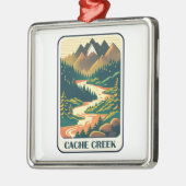 Cache Creek California Colors Ornament Aus Metall (Links)