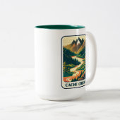 Cache Creek California Colors Zweifarbige Tasse (VorderseiteRechts)