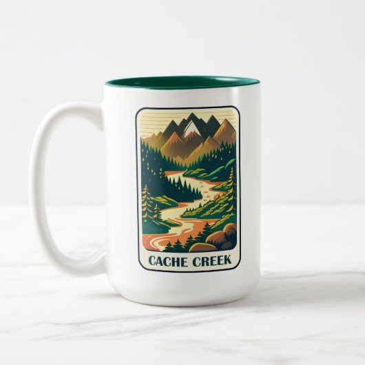 Cache Creek California Colors Zweifarbige Tasse (Links)