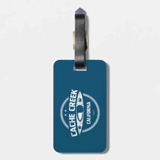 Cache Creek California Kayaking Gepäckanhänger (Rückseite vertikal)