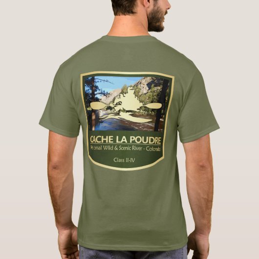 Cache la Poudre (PFK) T-Shirt (Rückseite)