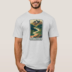 Cache la Poudre River Colorado Colors T-Shirt