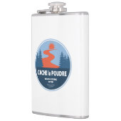 Cache la Poudre Wild and Landschaftlich River Flachmann (Links)