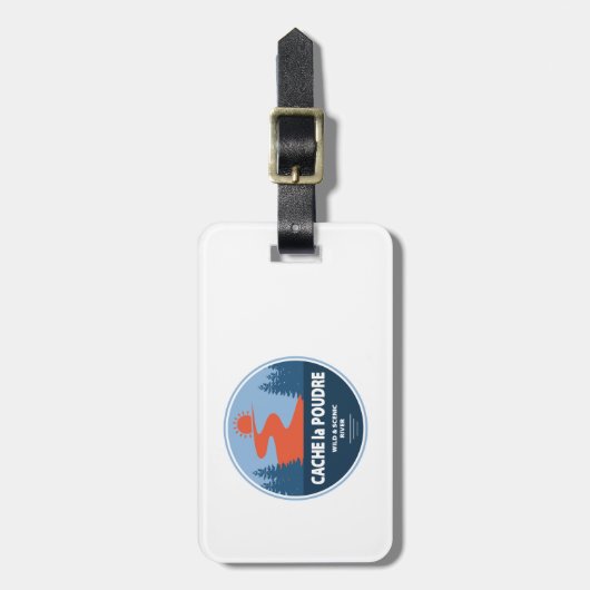 Cache la Poudre Wild and Landschaftlich River Gepäckanhänger (Vorderseite vertikal)