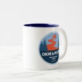 Cache la Poudre Wild and Landschaftlich River Zweifarbige Tasse (VorderseiteRechts)