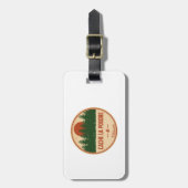 Cache La Poudre Wilderness Colorado Gepäckanhänger (Vorderseite vertikal)