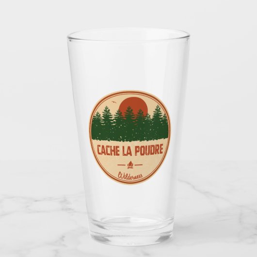 Cache La Poudre Wilderness Colorado Glas (Vorderseite)