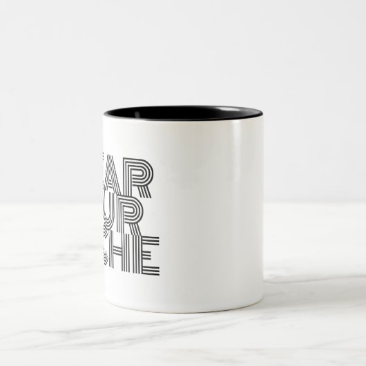 Cache löschen zweifarbige tasse (Mittel)