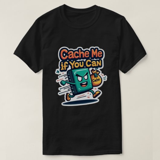 Cache mir, wenn du lustige Programmierer kannst T-Shirt (Design vorne)