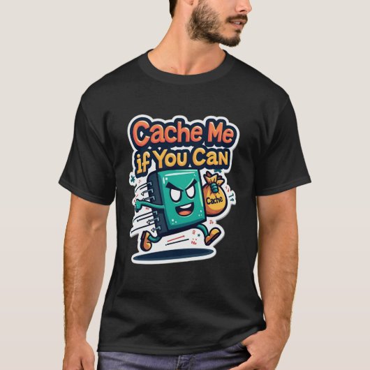 Cache mir, wenn du lustige Programmierer kannst T-Shirt (Vorderseite)