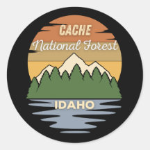 Cache National Forest Idaho Klassischer Rundaufkle