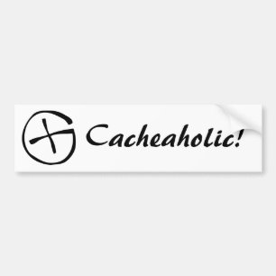 Cacheaholic! Autoaufkleber