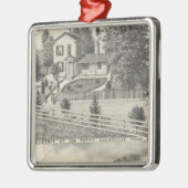 Cacheville Res, Madison-Mühle Silbernes Ornament (Links)