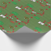 Cachieren der Schatz-Karte Geschenkpapier (Ecke)