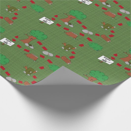 Cachieren der Schatz-Karte Geschenkpapier (Ecke)