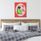 Cachorrito Feliz Navidad Leinwanddruck (Insitu (Schlafzimmer))