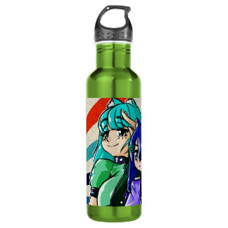 CachyTrio Wasserflasche Edelstahlflasche