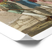 Caciche Ruler begleitet von seinen Ehefrauen (farb Poster (Ecke)