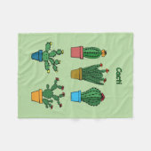 Cacti #2 fleecedecke (Vorderseite (Horizontal))