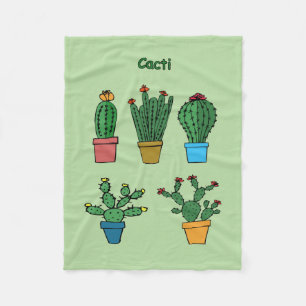 Cacti #2 fleecedecke