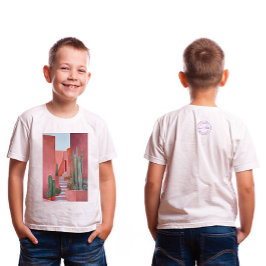 Cacti Ally | Original Ölmalerei T-Shirt | Süßes T-