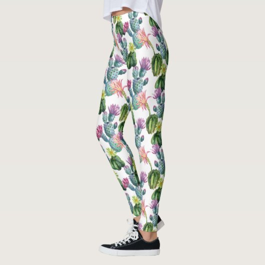 Cacti Art Pattern Leggings (Links)