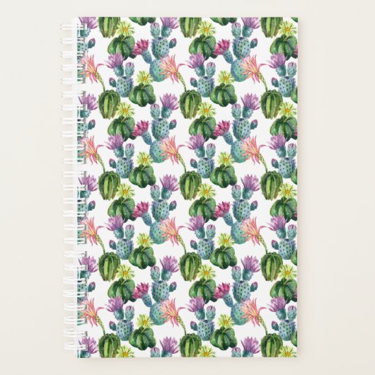 Cacti Art Pattern Planer (Vorderseite)