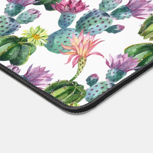Cacti Art Pattern Schreibtischunterlage (Ecke)